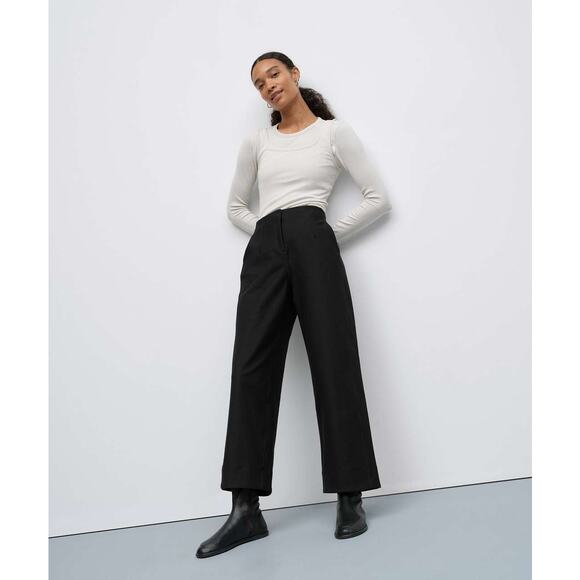 Lululemon Utilitech Relaxed Mid-Rise Trouser 7/8 Length Black Pants Women's 2 - Picture 2 of 12